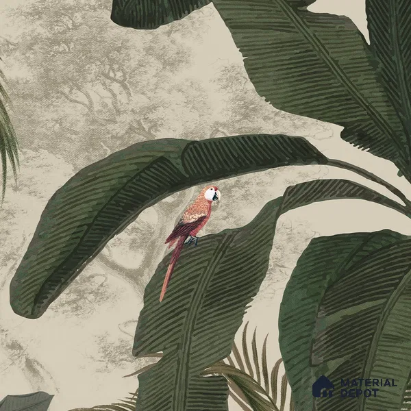 Coastal Life, Tropical Theme Wallpaper, Customised Sukoon Series Handmade Tropical Design (Customised Size Wallpaper)