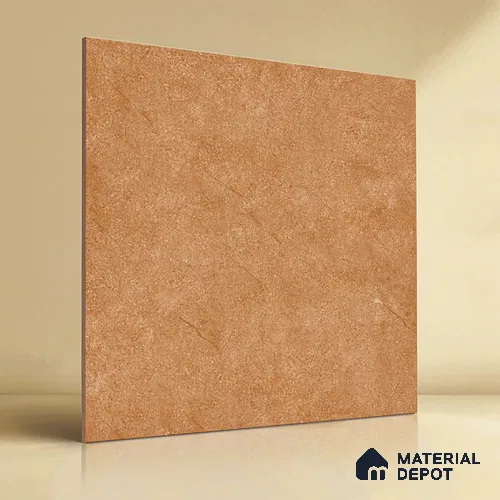 Stone Wall & Floor Tile TL 00577 Cocoa Brown 2 ft x 2 ft Matte Finish Digital Porcelain Tile - 9.5 mm