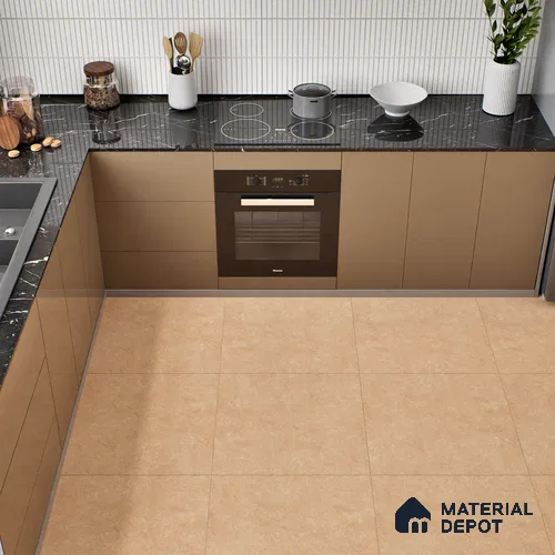 Stone Floor Tile TL 00577 Rotto Sugar 2 ft x 2 ft Matte Finish Vitrified Tile - 9 mm  | Suitable For Bathroom, Terrace & Balcony