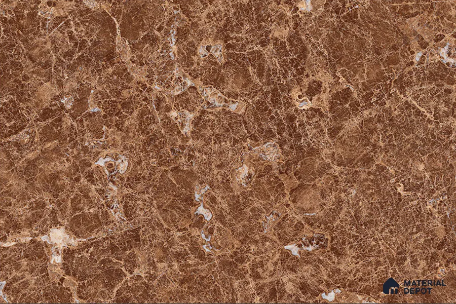 TL 01903 A Cocoa Brown Dark 18 x 12 inch Glossy Finish Ceramic Wall Tile - 6 mm