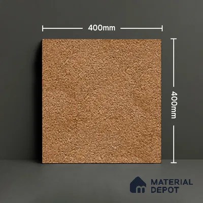 Parking Floor Tile TL 07555 Cocoa Ember | 16 x 16 inch | Anti Skid Matte Finish Heavy Duty Vitrified Tile - 12 mm | Suitable For Outdoor, Terrace, Balcony | Pattern Alignment May Vary | 2-3 mm Spacer is Mandatory