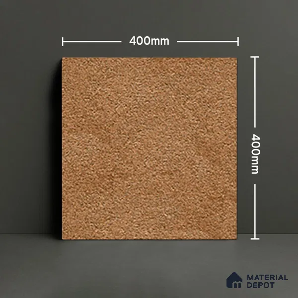 Parking Floor Tile TL 07555 Cocoa Ember | 16 x 16 inch | Anti Skid Matte Finish Heavy Duty Vitrified Tile - 12 mm | Suitable For Outdoor, Terrace, Balcony | Pattern Alignment May Vary | 2-3 mm Spacer is Mandatory