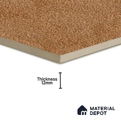 Parking Floor Tile TL 07555 Cocoa Ember | 16 x 16 inch | Anti Skid Matte Finish Heavy Duty Vitrified Tile - 12 mm | Suitable For Outdoor, Terrace, Balcony | Pattern Alignment May Vary | 2-3 mm Spacer is Mandatory