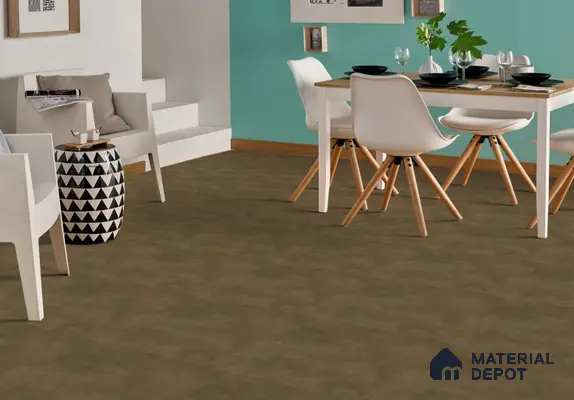 Stone Wall & Floor Tile TL 00563 Coffee Brown 2 ft x 2 ft Matte Finish Digital Porcelain Tile - 9.5 mm
