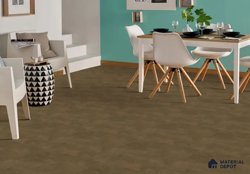 Stone Wall & Floor Tile TL 00563 Coffee Brown 2 ft x 2 ft Matte Finish Digital Porcelain Tile - 9.5 mm