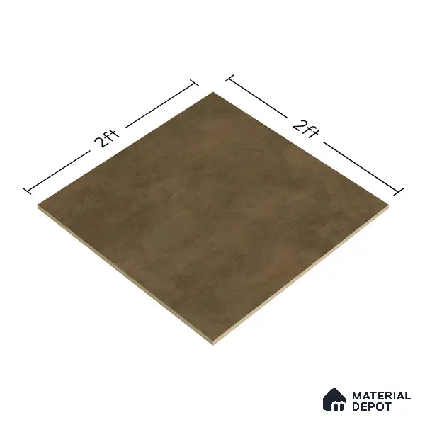 Stone Wall & Floor Tile TL 00563 Coffee Brown 2 ft x 2 ft Matte Finish Digital Porcelain Tile - 9.5 mm