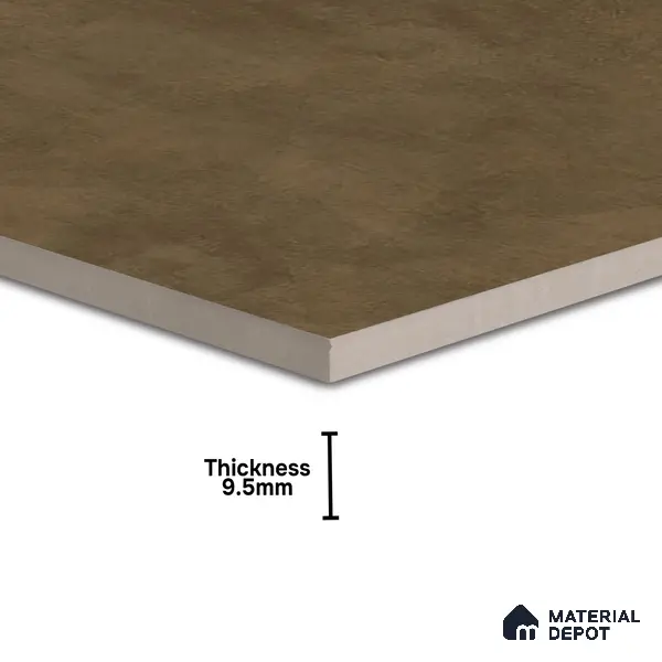 Stone Wall & Floor Tile TL 00563 Coffee Brown 2 ft x 2 ft Matte Finish Digital Porcelain Tile - 9.5 mm