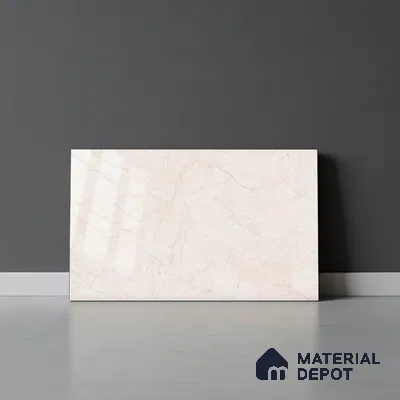 TL 01900 C Buttercream Light 18 x 12 inch Glossy Finish Ceramic Wall Tile - 6 mm