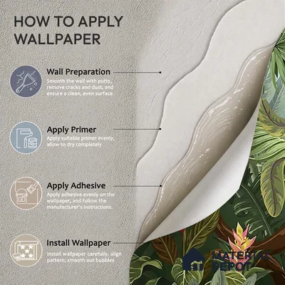 701311 - Colorful Tropical Theme Jhurmut Wallpapers, Customised Indrani Series Soft Feel Tropical Design (Customised Size Wallpaper )