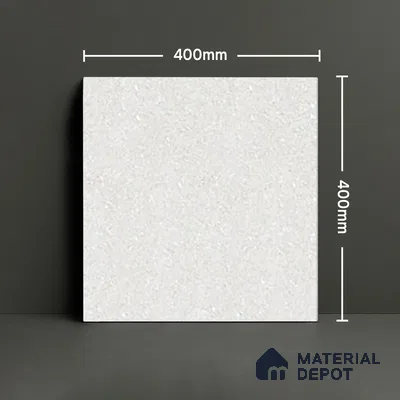 Budget Friendly Plain Look Value for Money Parking Cool Grey Floor Tile 16 x 16 inch | TL 00593 | Vitrified Matte Finish Tile - 12 mm | Suitable For Parking, Outdoor, Balcony & Terrace | Pattern Alignment May Vary | 2-3 mm Spacer is Mandatory