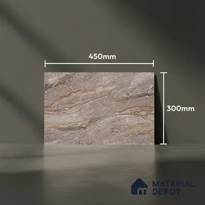 TL 05789 C Copper Dark 450x300 mm Glossy Finish Ceramic Wall Tile - 7 mm