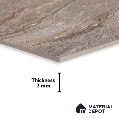 TL 05789 C Copper Dark 450x300 mm Glossy Finish Ceramic Wall Tile - 7 mm