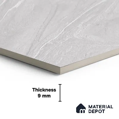 Stone Floor & Wall Tile TL 04449 Corten Grande 4 ft x 2 ft Digital Punch Matte Finish Vitrified Tile - 9 mm | 4 Random Design | Suitable For Living Room, Bedroom, Bathroom