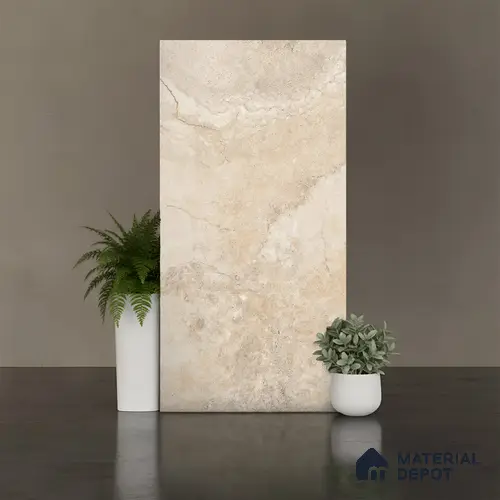 TL 04450 Corthain Beige 1200 x 600 mm Digital Punch Matte Finish Vitrified Tile - 9 mm