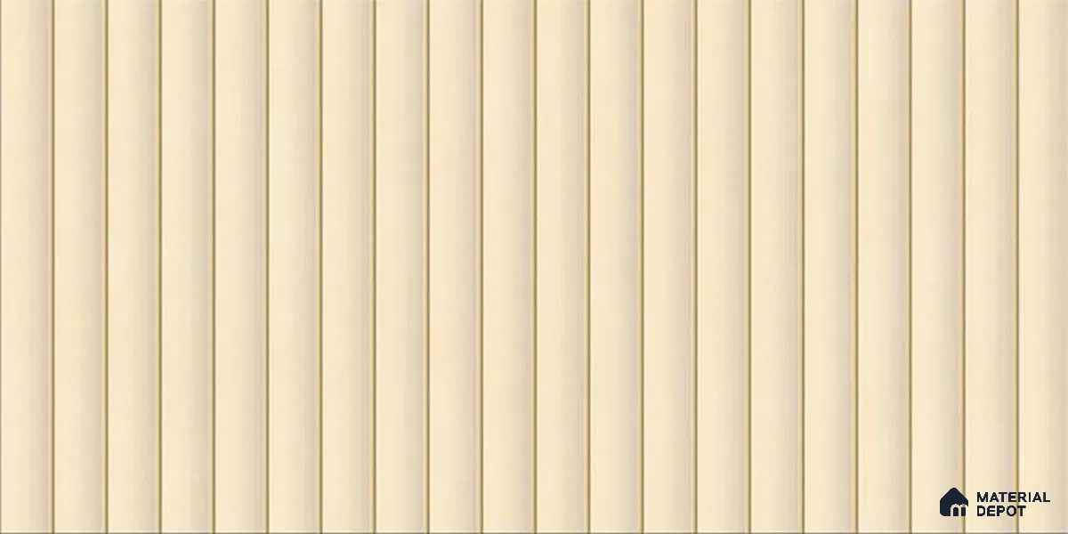 Faux Subway Wall Tile TL 05769 Costa Fluted 600 x 300 mm Ceramic Tile - 9 mm | Please Expect a Slight Variation of Pattern
