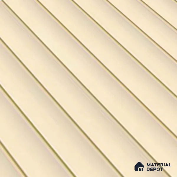 Faux Subway Wall Tile TL 05769 Costa Fluted 600 x 300 mm Ceramic Tile - 9 mm | Please Expect a Slight Variation of Pattern
