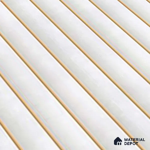 Faux Subway Wall Tile TL 05770 B Costa Glue Milky 600x300 mm Matte Finish Tile - 9 mm | Please Expect a Slight Variation of Pattern (Sample)