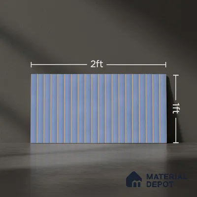 Faux Subway Wall Tile TL 05770 C Costa Glue Sky 600x300 mm Matte Finish Tile - 9 mm | Please Expect a Slight Variation of Pattern