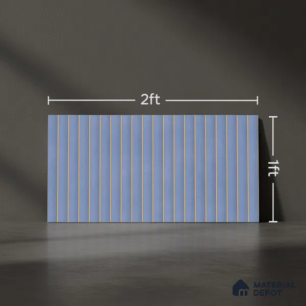 Faux Subway Wall Tile TL 05770 C Costa Glue Sky 600x300 mm Matte Finish Tile - 9 mm | Please Expect a Slight Variation of Pattern