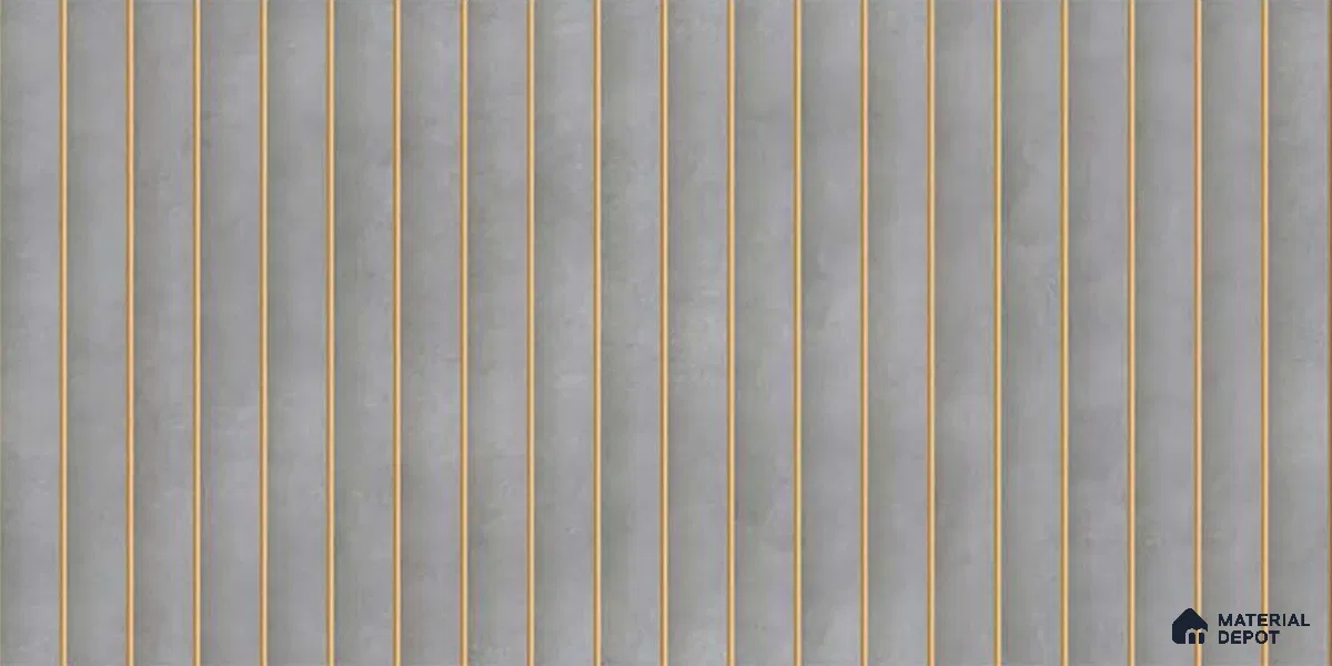 Faux Subway Wall Tile TL 05770 Costa Glue Grey 600x300 mm Matte Finish Tile - 9 mm | Please Expect a Slight Variation of Pattern (Sample)