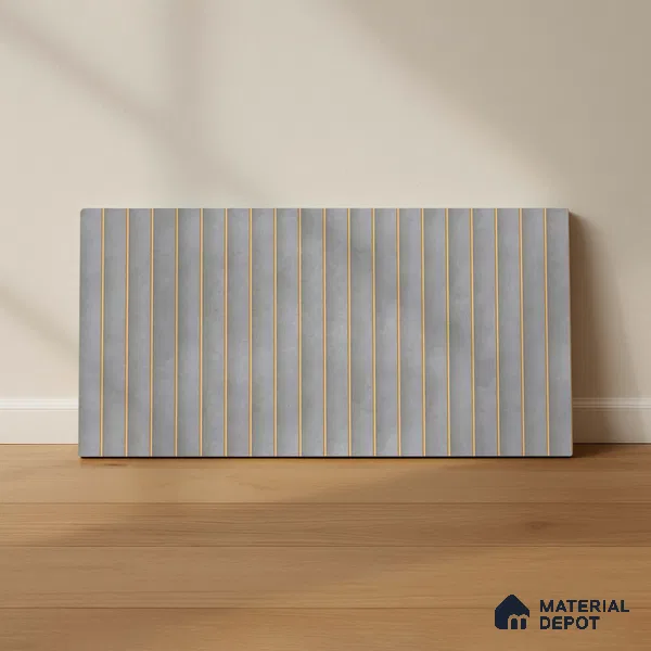 Faux Subway Wall Tile TL 05770 Costa Glue Grey 600x300 mm Matte Finish Tile - 9 mm | Please Expect a Slight Variation of Pattern (Sample)