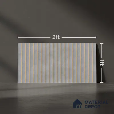 Faux Subway Wall Tile TL 05770 Costa Glue Grey 600x300 mm Matte Finish Tile - 9 mm | Please Expect a Slight Variation of Pattern (Sample)