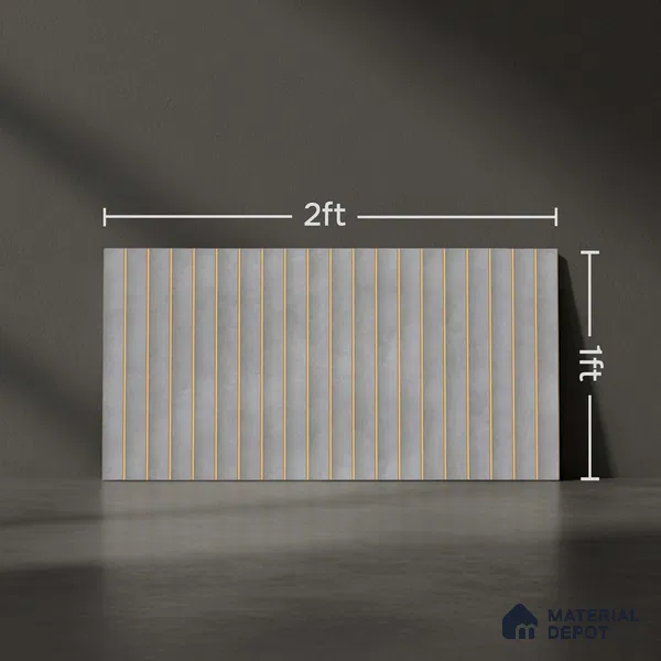 Faux Subway Wall Tile TL 05770 Costa Glue Grey 600x300 mm Matte Finish Tile - 9 mm | Please Expect a Slight Variation of Pattern (Sample)