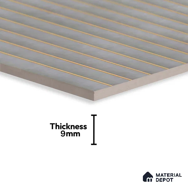 Faux Subway Wall Tile TL 05770 Costa Glue Grey 600x300 mm Matte Finish Tile - 9 mm | Please Expect a Slight Variation of Pattern (Sample)