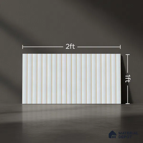 Faux Subway Wall Tile TL 05770 D Costa Glue Sea 600x300 mm Matte Finish Tile - 9 mm | Please Expect a Slight Variation of Pattern (Sample)