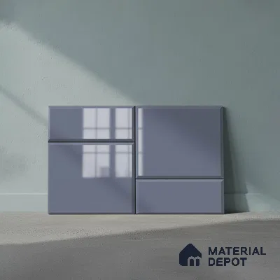 TL 01919 C Ash Grey Dark 18 x 12 inch Glossy Finish Ceramic Wall Tile - 6 mm