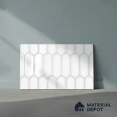 Budget Friendly Faux Subway Wall Tile Value For Money TL 00625 A  18 x 12 inch - Ceramic Glossy Finish -6 mm | Suitable for Kitchen & Bathroom