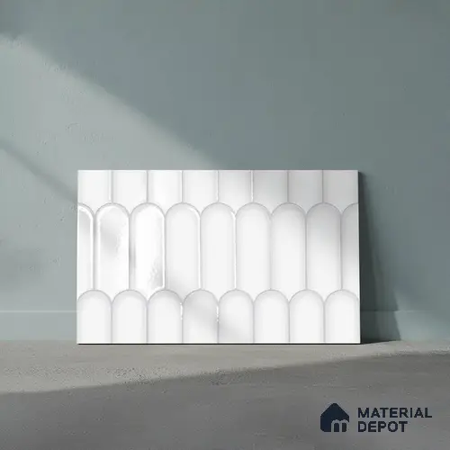 Budget Friendly Faux Subway Wall Tile Value For Money TL 00625 A 18 x 12 inch - Ceramic Glossy Finish -6 mm | Suitable for Kitchen & Bathroom