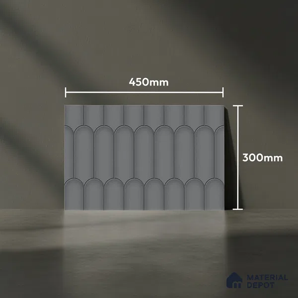 Budget Friendly Faux Subway Wall Tile Value For Money TL 00625 F 18 x 12 inch - Ceramic Glossy Finish -6 mm | Suitable for Kitchen & Bathroom