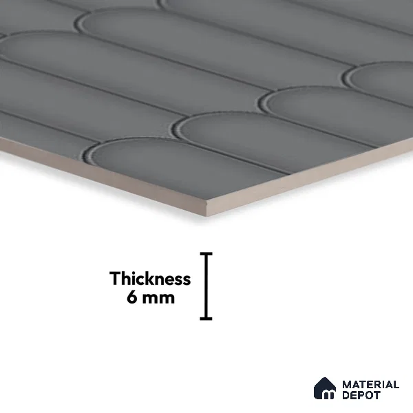 Budget Friendly Faux Subway Wall Tile Value For Money TL 00625 F 18 x 12 inch - Ceramic Glossy Finish -6 mm | Suitable for Kitchen & Bathroom