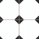 Moroccan Carpet Wall & Floor Tile TL 00202 C Centre Monochrome 1 ft x 1 ft Matte Finish Ceramic Tile - 9 mm | Suitable For Living Room, Kitchen, Bathroom | Please Expect a Slight Variation of Pattern | Image 05