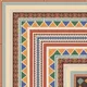 Moroccan Carpet Floor Tile TL 00204 A Corner Red 1 ft x 1 ft Matte Finish Ceramic Tile - 9 mm | Suitable For Living Room, Kitchen, Dining Area | Please Expect a Slight Variation of Pattern | Image 06