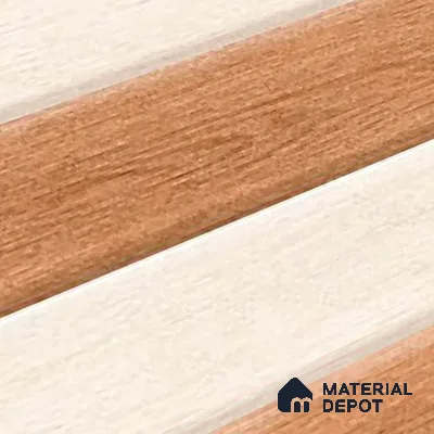 TL 01890 A Cream & Brown Highlighter 1 18 x 12 inch Glossy Finish Ceramic Wall Tile - 6 mm
