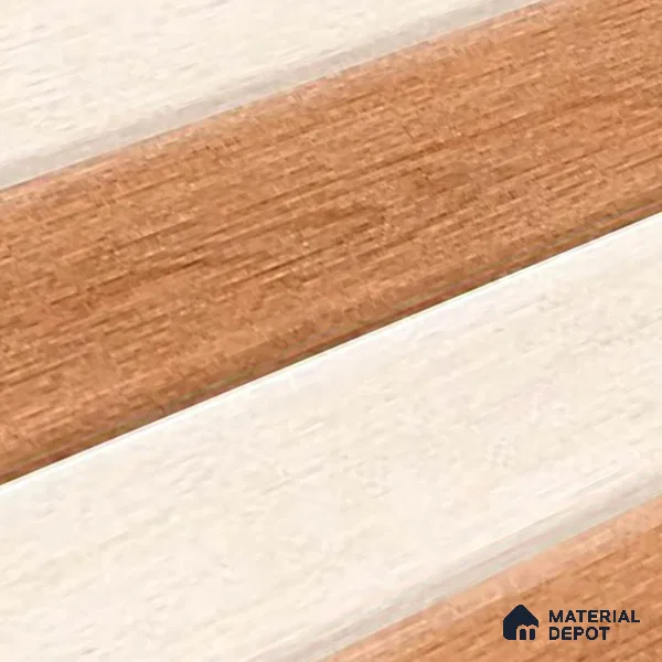 TL 01890 A Cream & Brown Highlighter 1 18 x 12 inch Glossy Finish Ceramic Wall Tile - 6 mm