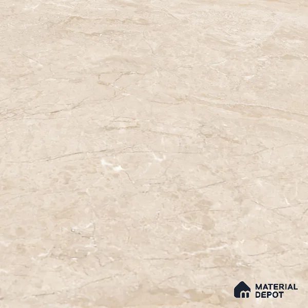 Marble Look Tile TL 09710 6 ft x 4 ft Glossy Finish Vitrified Tile - 15 mm | Adhesive and Spacers Must be Used During Installation