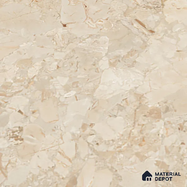Marble Look Tile TL 09703 B 6 ft x 4 ft Matte Finish Vitrified Tile - 15 mm | Adhesive and Spacers Must be Used During Installation