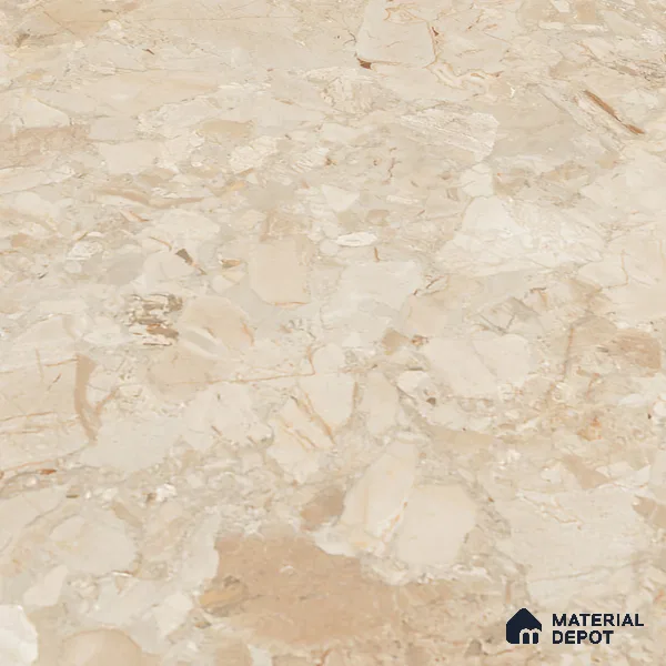 Marble Look Tile TL 09703 6 ft x 4 ft Glossy Finish Vitrified Tile - 15 mm | Adhesive and Spacers Must be Used During Installation