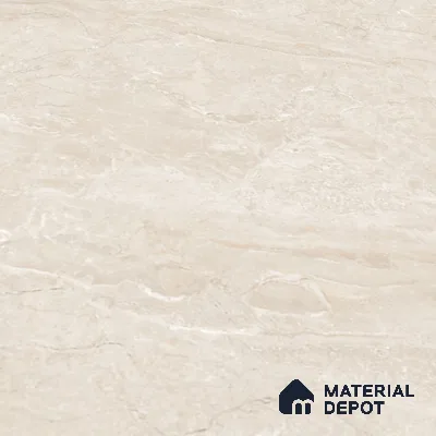 Marble Look Tile TL 08837 6 ft x 4 ft Glossy Finish Vitrified Tile - 9 mm | Adhesive and Spacers Must be Used During Installation