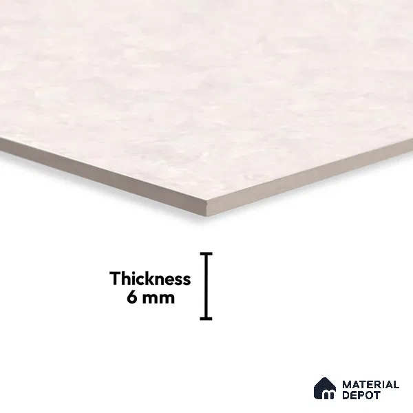 TL 01887 Cream Light 18 x 12 inch Glossy Finish Ceramic Wall Tile - 6 mm