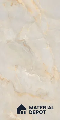 Marble Look Wall & Floor Tile TL 06640 Selva Onyx Crema Glit 4 ft x 2 ft Vitrified Matte Finish - 9 mm | (Random 6) | Suitable for Living Room, Bedroom, Bathroom, Kitchen, Office, Elevation & Dining