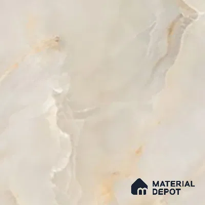 Marble Look Wall & Floor Tile TL 06640 Selva Onyx Crema Glit 4 ft x 2 ft Vitrified Matte Finish - 9 mm | (Random 6) | Suitable for Living Room, Bedroom, Bathroom, Kitchen, Office, Elevation & Dining