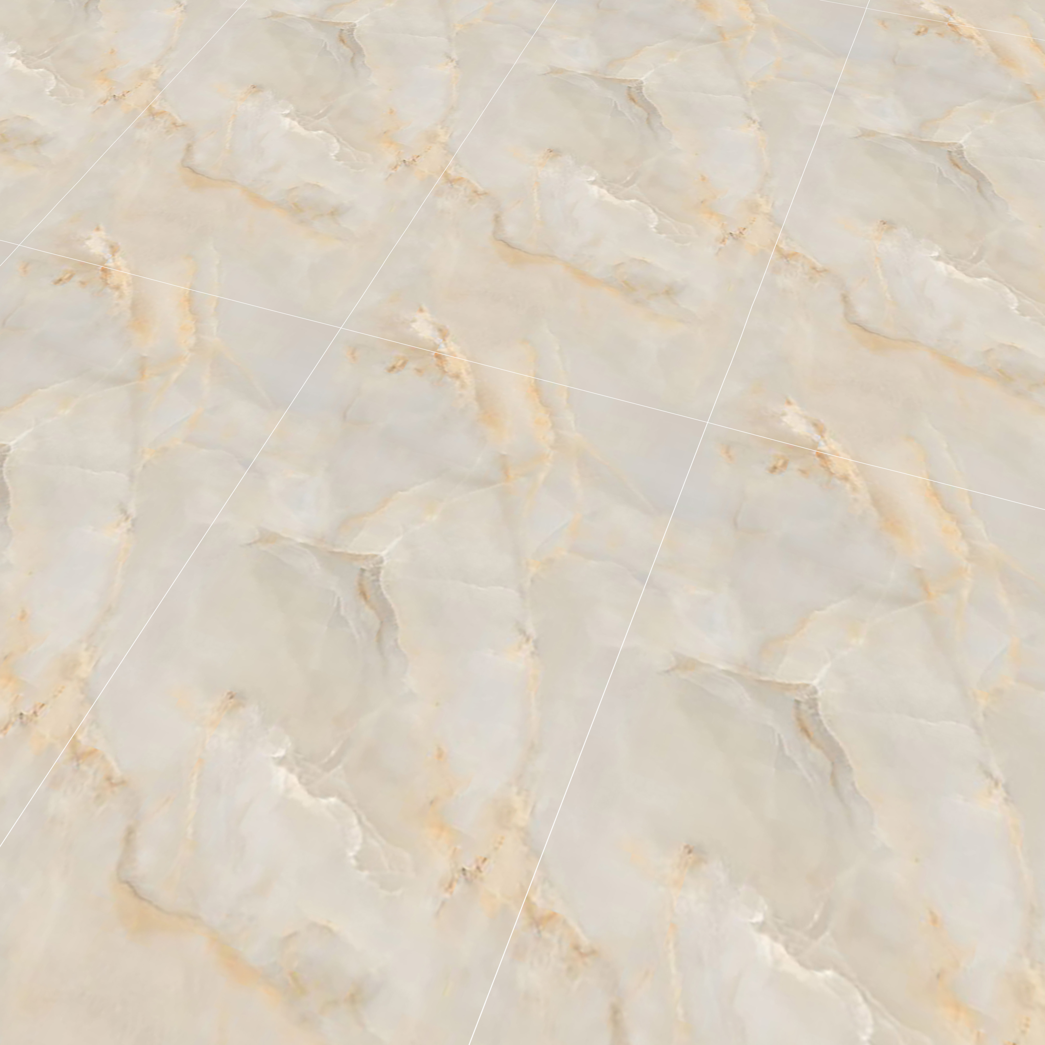 Marble Look Wall & Floor Tile TL 06640 Selva Onyx Crema Glit 4 ft x 2 ft Vitrified Matte Finish - 9 mm | (Random 6) | Suitable for Living Room, Bedroom, Bathroom, Kitchen, Office, Elevation & Dining