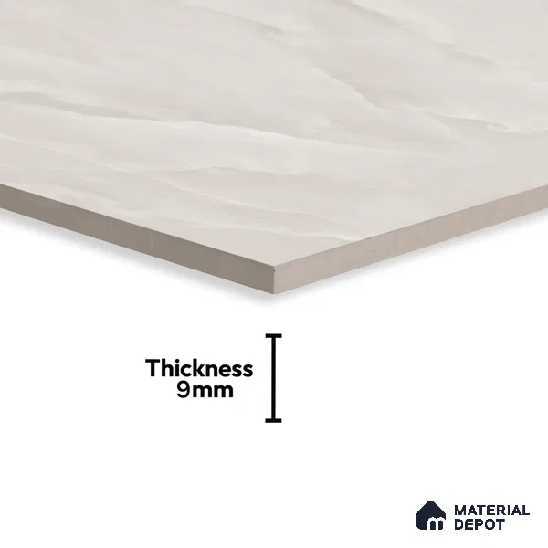 Marble Look Wall & Floor Tile TL 06637 Rose Onyx Crema Glit 4 ft x 2 ft Vitrified Matte Finish - 9 mm | (Random 6) | Suitable for Living Room, Bedroom, Bathroom, Kitchen, Office, Elevation & Dining (Sample)