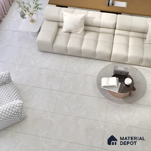 Marble Look Wall & Floor Tile TL 06637 Rose Onyx Crema Glit 4 ft x 2 ft Vitrified Matte Finish - 9 mm | (Random 6) | Suitable for Living Room, Bedroom, Bathroom, Kitchen, Office, Elevation & Dining