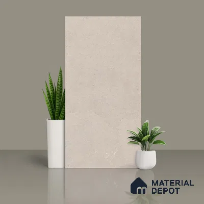 Stone Look Wall & Floor Tile TL 06642 C Fontana Sand Glit 4 ft x 2 ft Vitrified Matte Finish - 9 mm | (Random 5) | Suitable for Living Room, Bedroom, Bathroom, Kitchen, Office, Elevation & Dining (Sample)