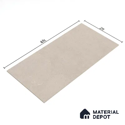 Stone Look Wall & Floor Tile TL 06642 C Fontana Sand Glit 4 ft x 2 ft Vitrified Matte Finish - 9 mm | (Random 5) | Suitable for Living Room, Bedroom, Bathroom, Kitchen, Office, Elevation & Dining (Sample)